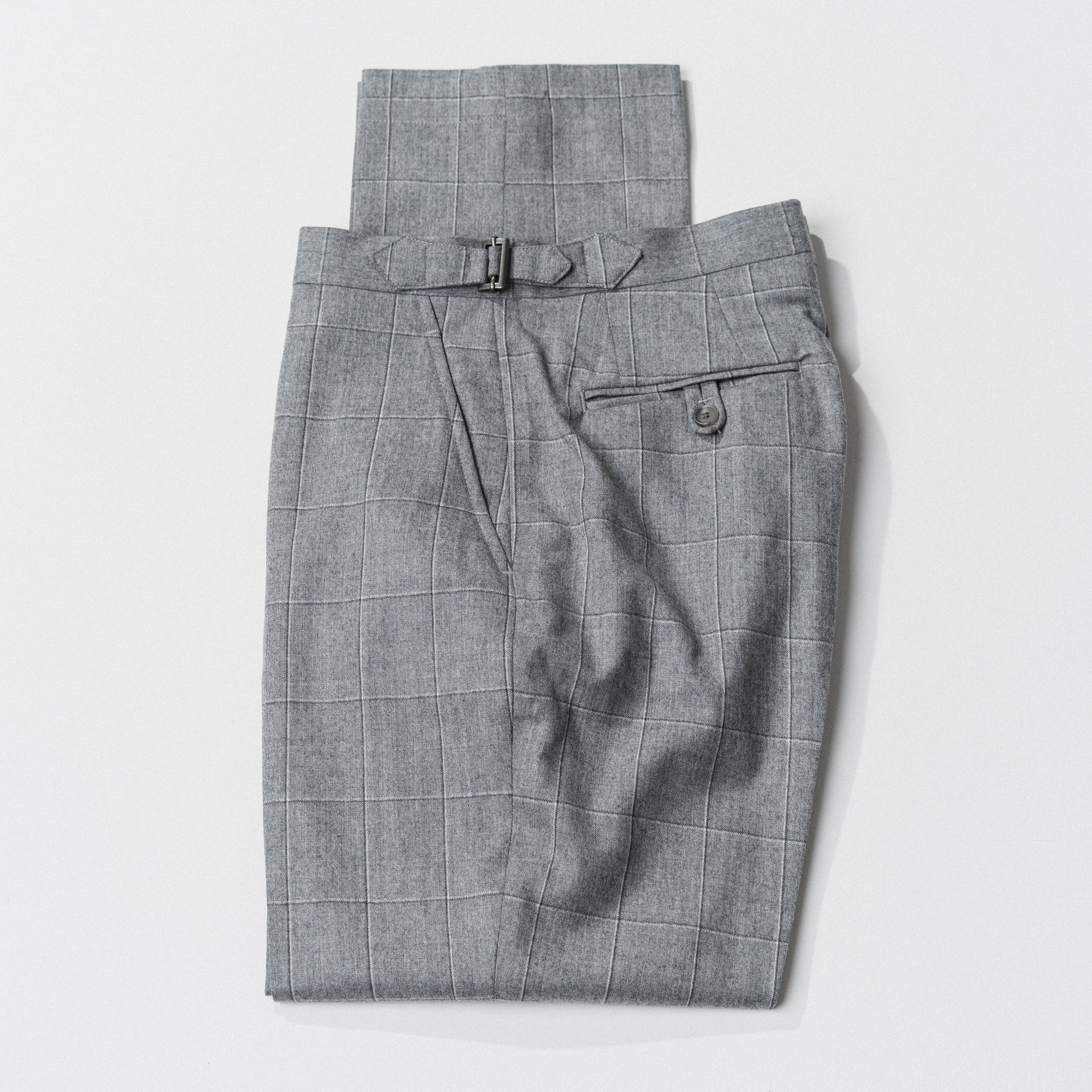 Super 120s Winter Plaid, Grey