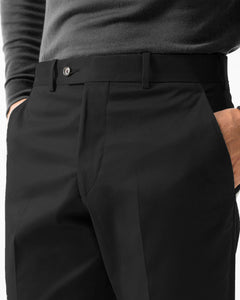 Cotton Stretch Chino, Black