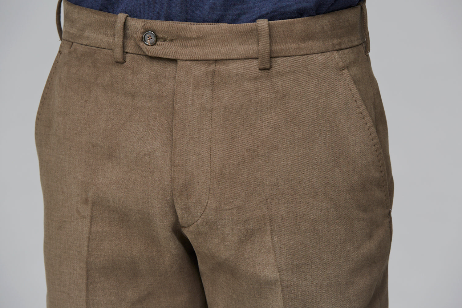 Cotton Stretch Chino, Brown