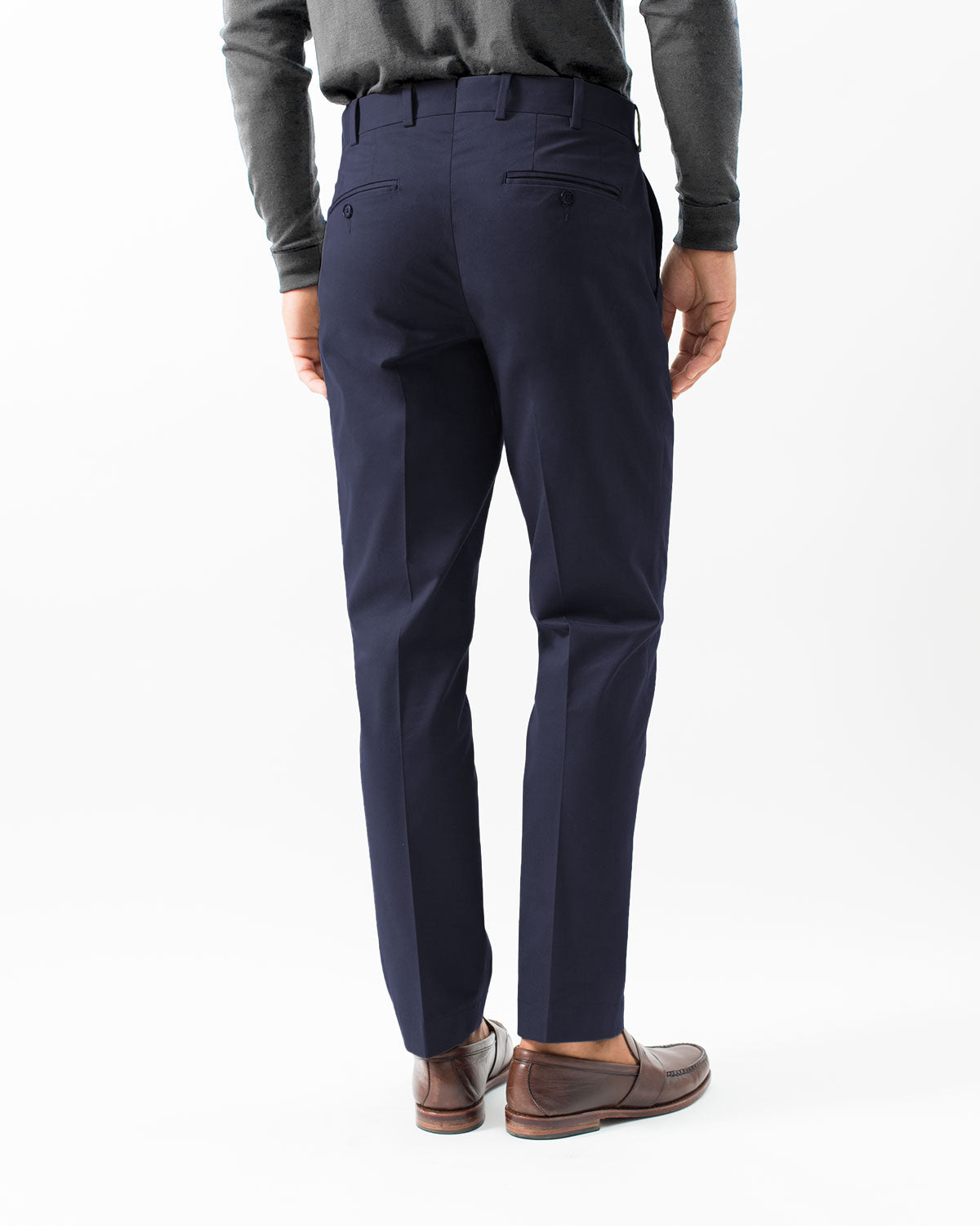 Cotton Stretch Chino, Navy