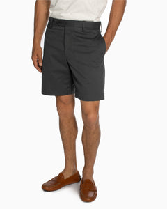 Cotton Stretch Shorts, Charcoal